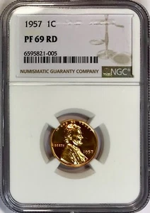 Superb++ Proof 1957 Lincoln Memorial Cent NGC PF69 RD Red PCGS LIST $??? - Picture 1 of 4