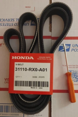 Honda Civic SI 2012-15 OEM Serpentine correa de transmisión FK8 K24 13-15 Acura ILX 2,4 NUEVO Foto 1 de 2