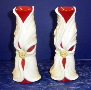 NIB - Franz FZ01665 Pair Dogwood Dreams Candleholders - Picture 1 of 5