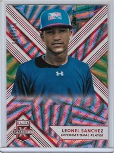 RARE 2018 PANINI ELITE LEONEL SANCHEZ ROOKIE CARD RC #174 ~ 001/150 UNIQUE