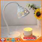 Hollow Out Candle Incense Burner Electric Candle Heating Lamp for Bedroom Study