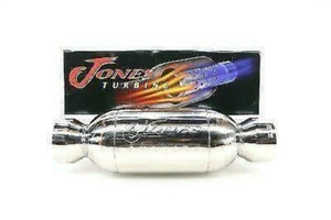 Jones Exhaust Turbine and Turbo Muffler 6 Round 2.5" IN/OUT JT2525 - Picture 1 of 1