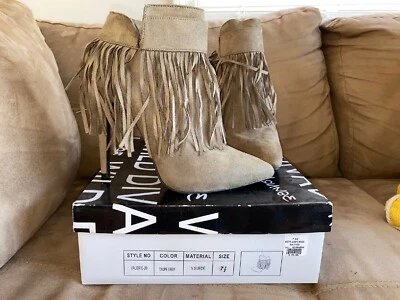 Valery-20 Wild Diva Punta Tachuela Lateral Cremallera Stiletto Tacón Alto Botines Foto 1 de 4