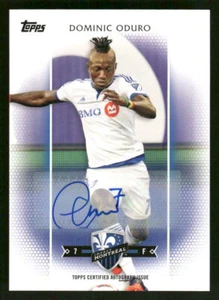 2017 Topps MLS Dominic Oduro Auto Autogramme SN, AU #8 Karte #/459 - Bild 1 von 2