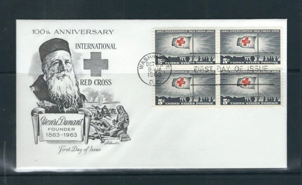 USA SC # 1239 Red Cross FDC . Artmaster Cachet - Image 1 of 1