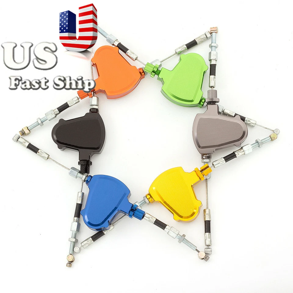 Universal de EE. UU. Para Kawasaki Suzuki Pivote Acrobacias Embrague Tirar Cable Palanca Sistema Fácil Foto 1 de 4