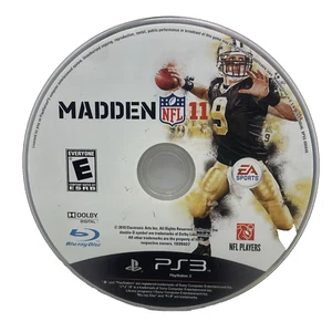 Madden NFL 11 - (PS3) - TESTED WORKS - DISC ONLY - Used - Good Condition - Picture 1 of 7