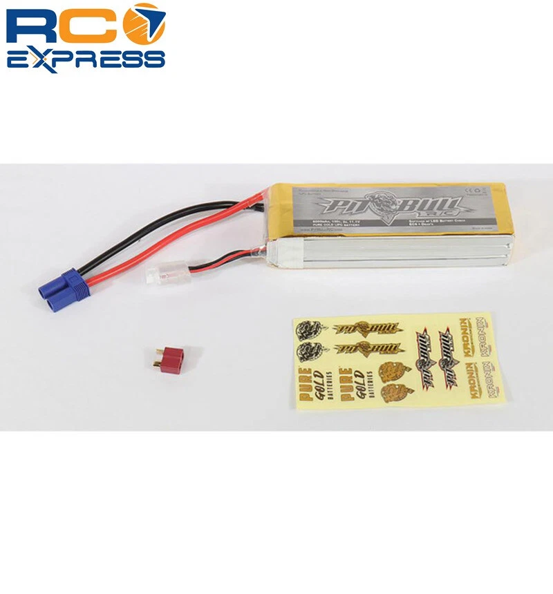 Neumáticos Pit Bull Pure Gold 11.1V 6000mAh 3S 100C Lipo: EC5/Deans PBTPBB6A100C3S Foto 1 de 1