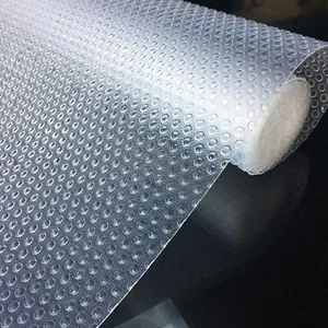 NON-SLIP FOOD GRADE SHELF LINERS FOR KITCHEN CABINETS SHELVES CUPBOARD - Picture 1 of 9