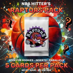 2018-25 NBA Hitters Raptors Mystery Pack - 5 Cards -Rookies, Inserts, Parallels - Picture 1 of 1