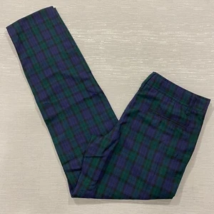 Black Watch karierte Herrenhose 29 x 32 grün blau schwarz Tartan Slim Crosby Ross - Bild 1 von 16