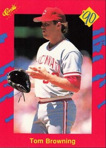 1990 Classic Update Tom Browning Cincinnati Reds #T7