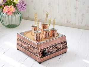 Traditional Handcrafted Copper Sand Coffee Maker Machine – 1000W, 110 or 220Volt - Picture 1 of 7