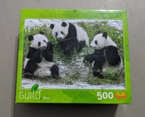 Gilda Adulto 500 PC Puzzle/Karen SuCorbis/Pandas/SPEDIZIONE GRATUITA - Foto 1 di 3