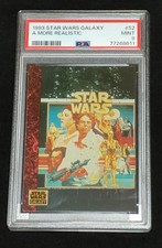 1993 Topps Star Wars Galaxy Series 1 #52 A More Realistic Luke Leia Ben PSA 9 MT
