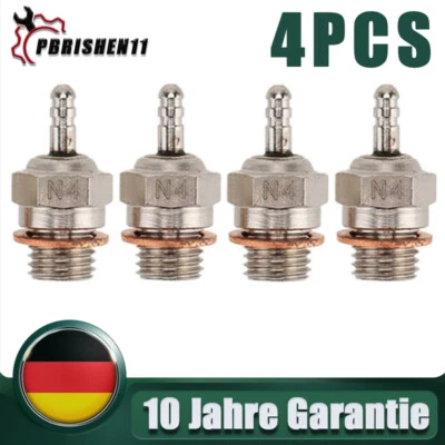 N4 GlüHkerze Funken für HSP 70117 1/10 RC Buggy Truck Vertex SH Nitro Motorteile - Bild 1 von 4