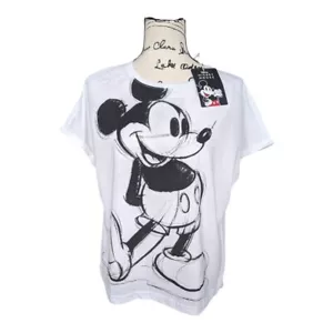 Disney Mickey Mouse Short Sleeve T-Shirt Women's Size Small NWT - Picture 1 of 3