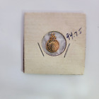 1852 California Gold Round Token Pioneer Gold in Gold Bezel