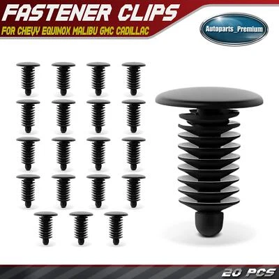 20 piezas clips de retención de banda de nailon para puerta de 6 mm cabeza única para Chevy GMC Buick Foto 1 de 4