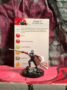 Citizen V #052 Heroclix Marvel Amazing Avengers Super Rare - Picture 1 of 1