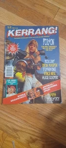 Kerrang! Magazine Poison Bret Michaels Alice Cooper WASP Axl Rose Iron maiden - Picture 1 of 4