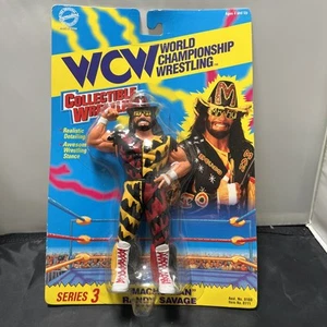 De colección 1994 WCW Macho Man Randy Savage Coleccionable Luchadores Serie 3 Nuevo - Imagen 1 de 3