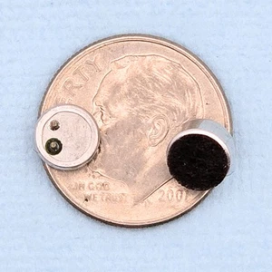 2pcs Hosiden Tiny Spy Electret Condenser Microphone (6mm x 2.7mm) - Picture 1 of 5