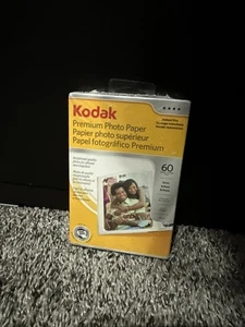 Kodak Premium Photo Paper 60 Sheet Gloss Brillante 4x6" New - Picture 1 of 2