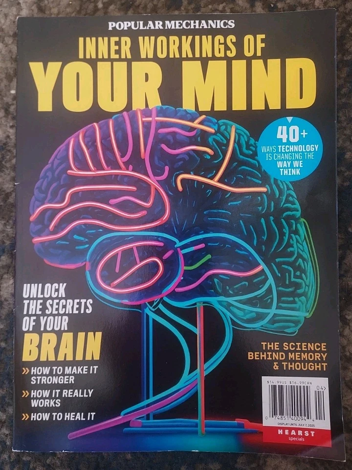 POPULAR MECHANICS Magazine INNER WORKINGS OF YOUR MIND 2025 Technology Changes - Image 1 of 1