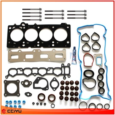 Juegos de juntas de culata con pernos para Dodge Caravan 02-04 Stratus 2002-2007 2,4 L L4 DOHC Foto 1 de 4