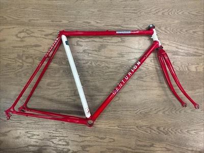 Cuadro de bicicleta de carretera Centurion Ironman Dave Scott Expert 56 cm Japón rojo blanco 1986 Foto 1 de 4