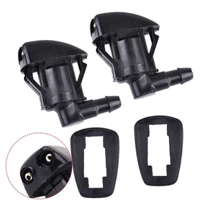 Decor 2x Windshield Washer Wiper Jet Spray Nozzle Fit for Chevrolet Malibu Dodge - Picture 1 of 6