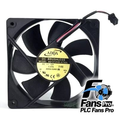1PCS Brand New ADDA AD1212HB-A73GL Axial Fan DC 12V 0.37A 3Wire Cooling Fan - Image 1 of 3