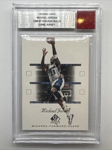 2001 Upper Deck SP Authentic #90 Michael Jordan BGS 1986-87 Bulls Game Jersey - Picture 1 of 2