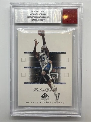2001 Upper Deck SP Authentic #90 Michael Jordan BGS 1986-87 Bulls Game Jersey - Image 1 of 2