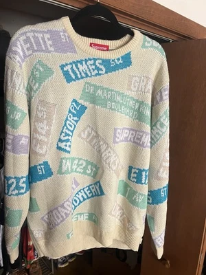 Suéter Supreme Street Sign Foto 1 de 4