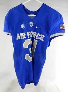 Air Force Falcons #31 Juego Usado Jersey Azul Placa de Nombre Eliminada M 916 - Imagen 1 de 9