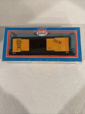 Model Power HO Railroad Train TH&B Hopper Car  - Image 1 of 4