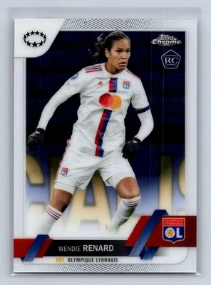 Wendie Renard 2022-23 Topps Chrome UEFA Women's Champions League RC #91 - Image 1 of 2