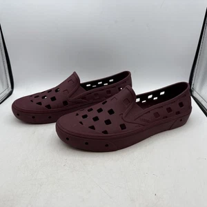 Vans Slip-On Trek TRK Tawny Port Rubbery Water Shoes Size Men US 9 Women 10.5 - Picture 1 of 9