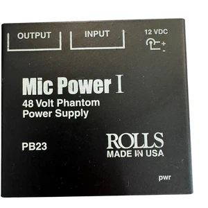 ROLLS PB23 Mic Power I ~ 48 Volt Phantom Power Supply - Picture 1 of 5