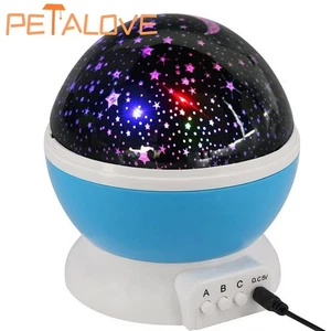 Starry Night Light Projector Star Sky Moon Lamp Kids Bedroom Lights UK - Picture 1 of 9