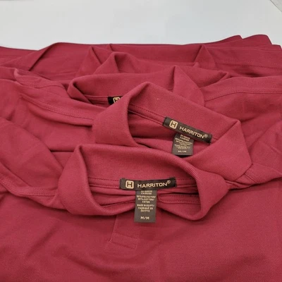 Lote de 6 polos de golf Harriton medianos de manga corta para hombre M265 Foto 1 de 4