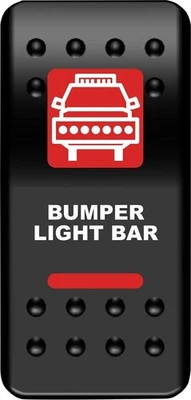 Moose Rocker Switch - Bumper Lightbar - Red ATV/UTV BLB-PWR-R 2106-0551 - Image 1 of 3