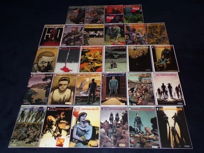 THE WALKING DEAD 130 - 159 HORROR ZOMBIE LOT 28 IMAGE COMICS 150 MISSING 138 140 - Image 1 of 2