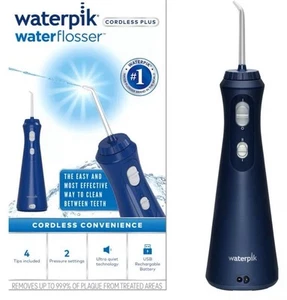 Waterpik Cordless Plus Water Flosser WP-493UK - Blue - Picture 1 of 4