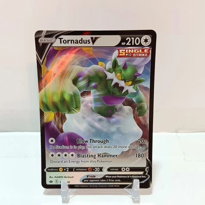 Pokémon Tornadus V 124/198 NM Chilling Reign - Image 1 of 2