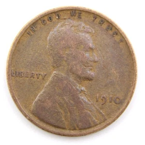 1910 Good+ Lincoln Wheat Cent Actual Coin Pictured FAST FREE SHIPPING! [C80] - Bild 1 von 2
