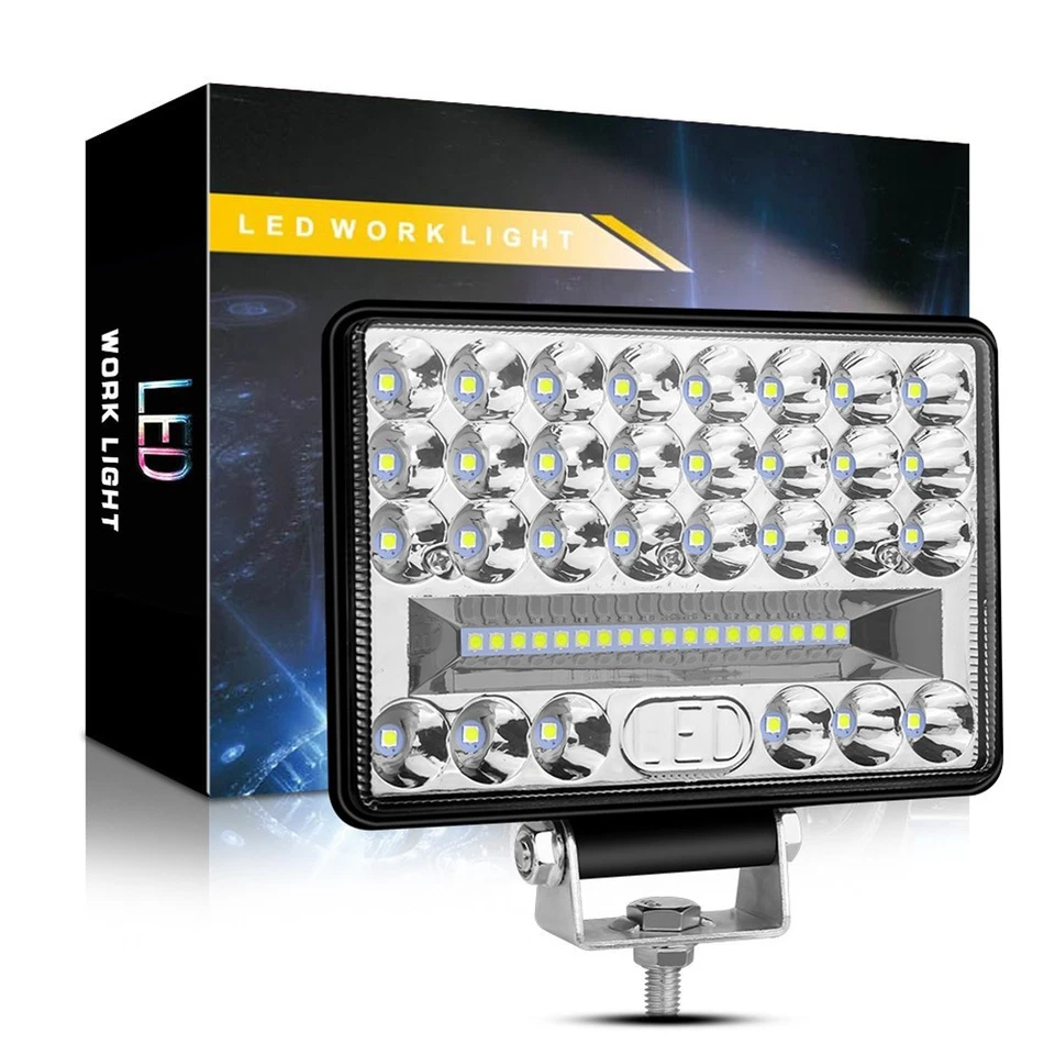 Work Lights 144W LED 2.3A±0.2 48pcs LED 50000H 6500K 7200LM Aluminum+LED - Image 1 of 4