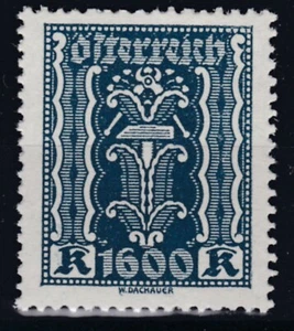 1922/24 Juego de granos ANK 394 las 1600 coronas nuevas ** MNH € 22,- - Imagen 1 de 1